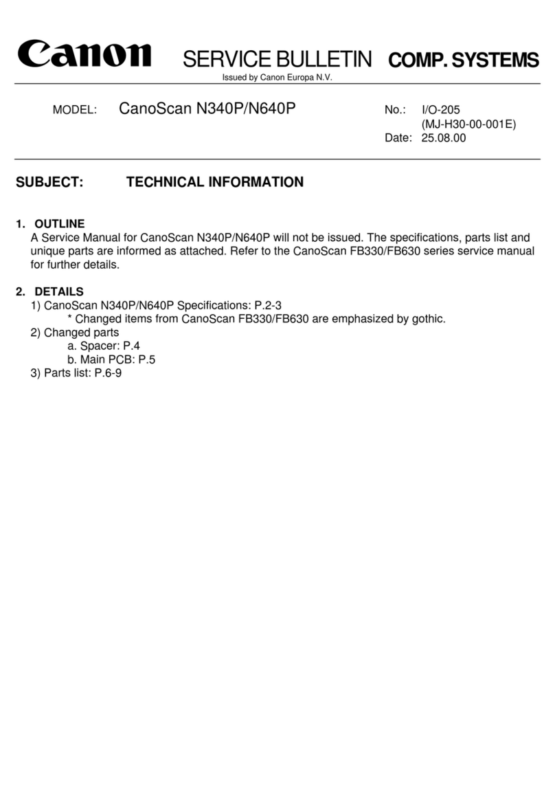 Canon CanoScan N340P Reference manual