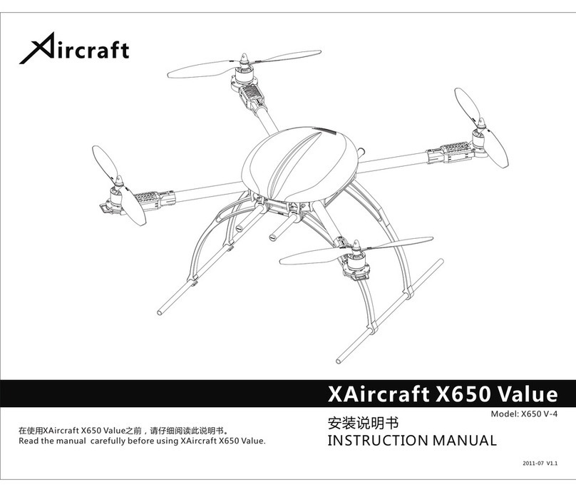 Xaircraft X650 Value instruction manual