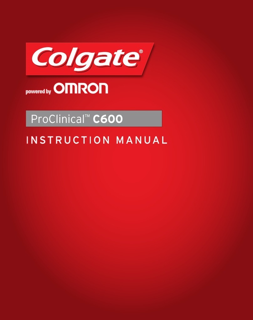 Omron Colgate ProClinical C600 instruction manual