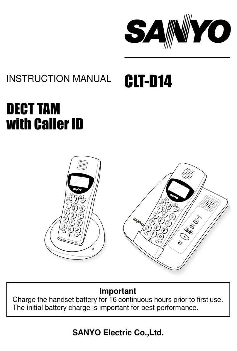 Sanyo CLT-D14 User manual Sanyo CLT-D14 User manual