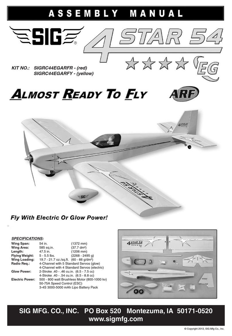 SIG 4-STAR 54 EG ARF Assembly manual