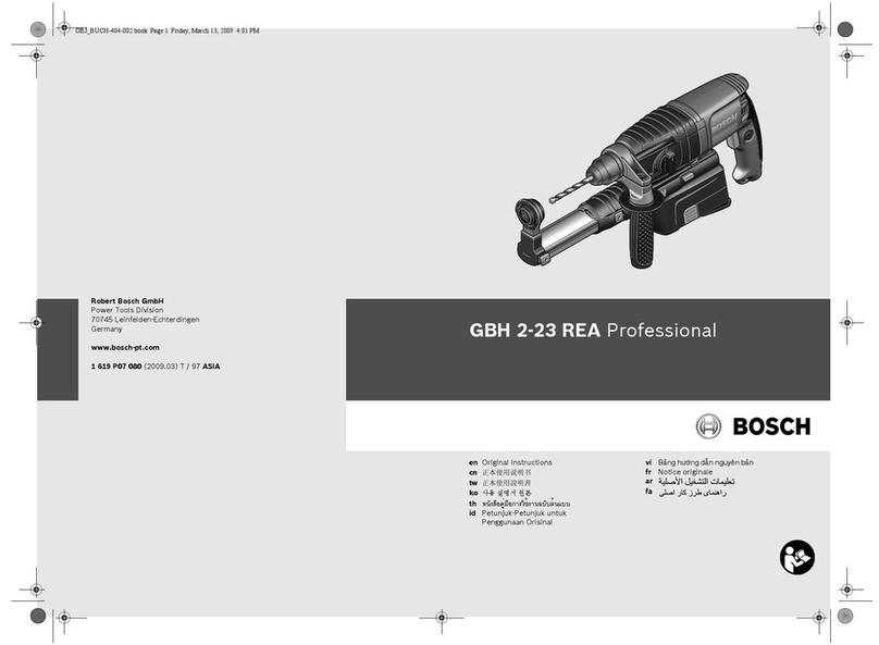 Bosch GBH 2-23 REA User manual