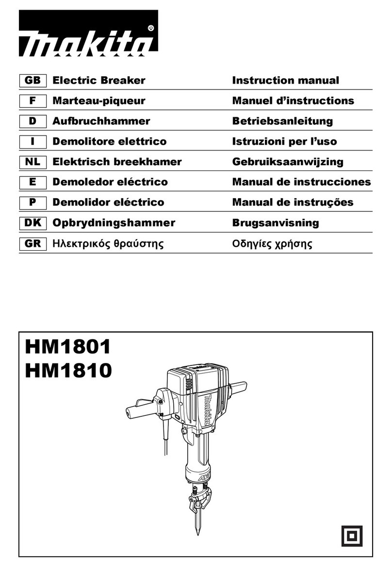 Makita HM1810 instruction manual
