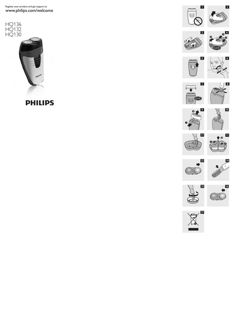 Philips HQ132 User manual Philips HQ132 User manual