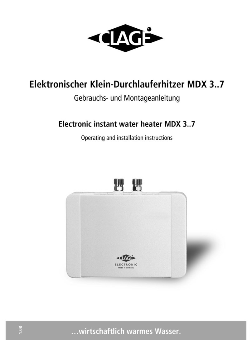 clage DLX 24 User manual