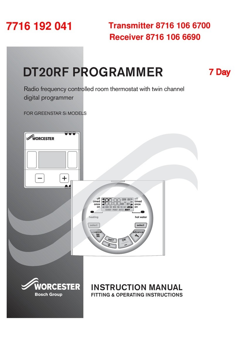 Worcester DT20RF User manual