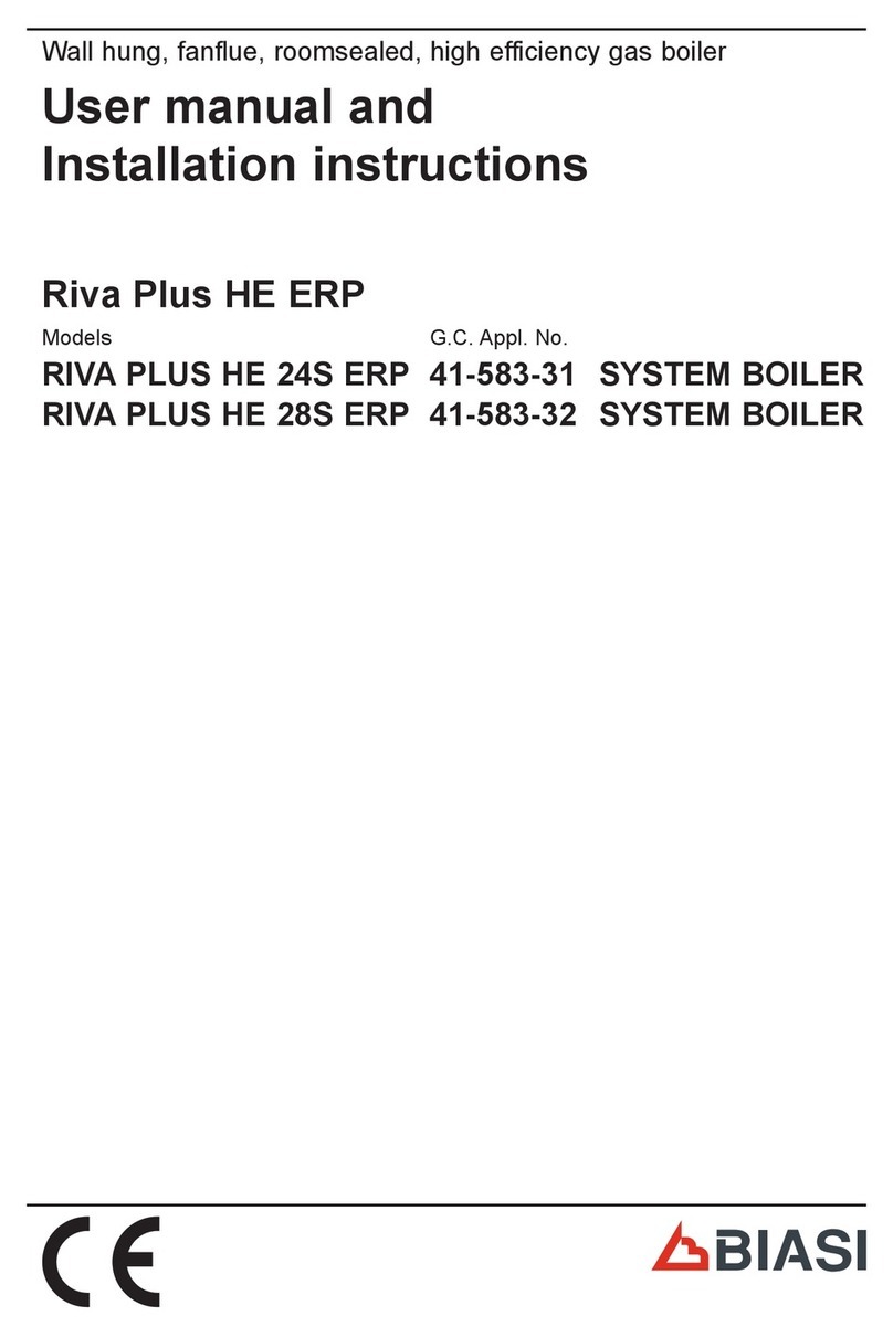 Biasi RIVA PLUS HE 24S ERP User manual Biasi RIVA PLUS HE 24S ERP User manual