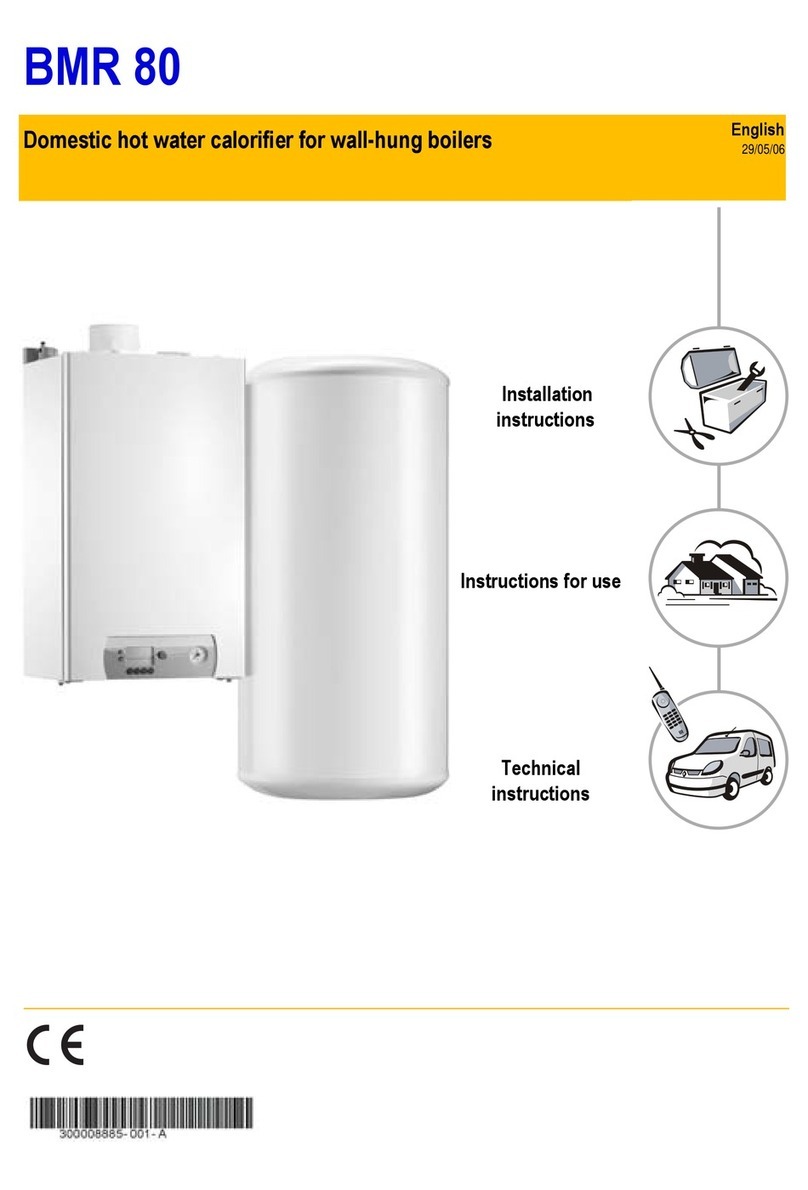 DeDietrich BMR 80 installation instructions DeDietrich BMR 80 installation instructions