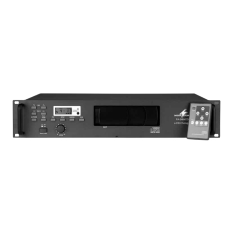 Monacor PA-2406CD User manual