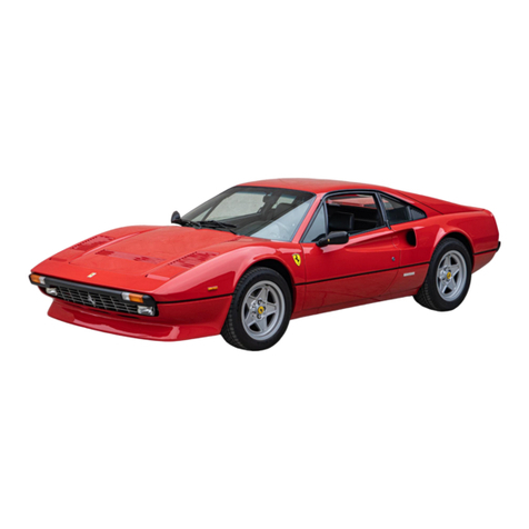 Ferrari 308 Quattrovalvole User manual