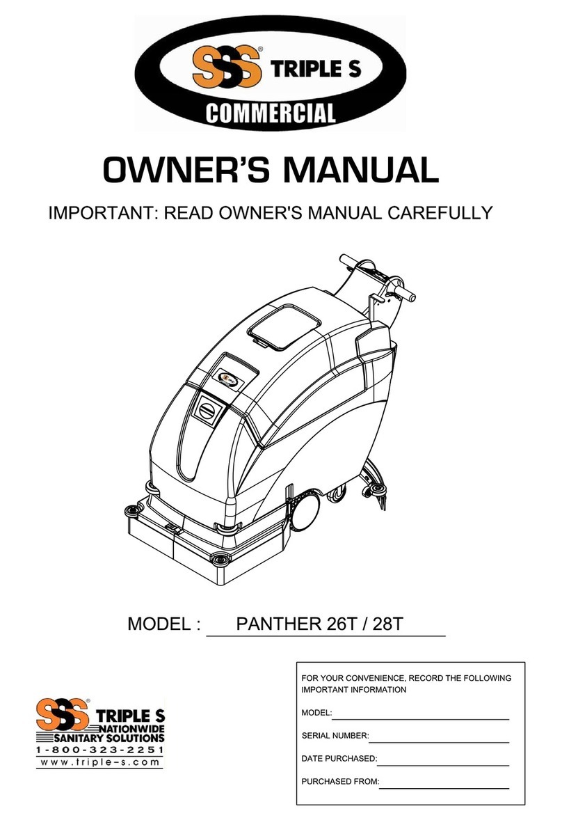 Triple S panther 26T owner's manual