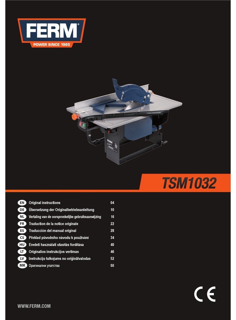 Ferm TSM1032 User manual