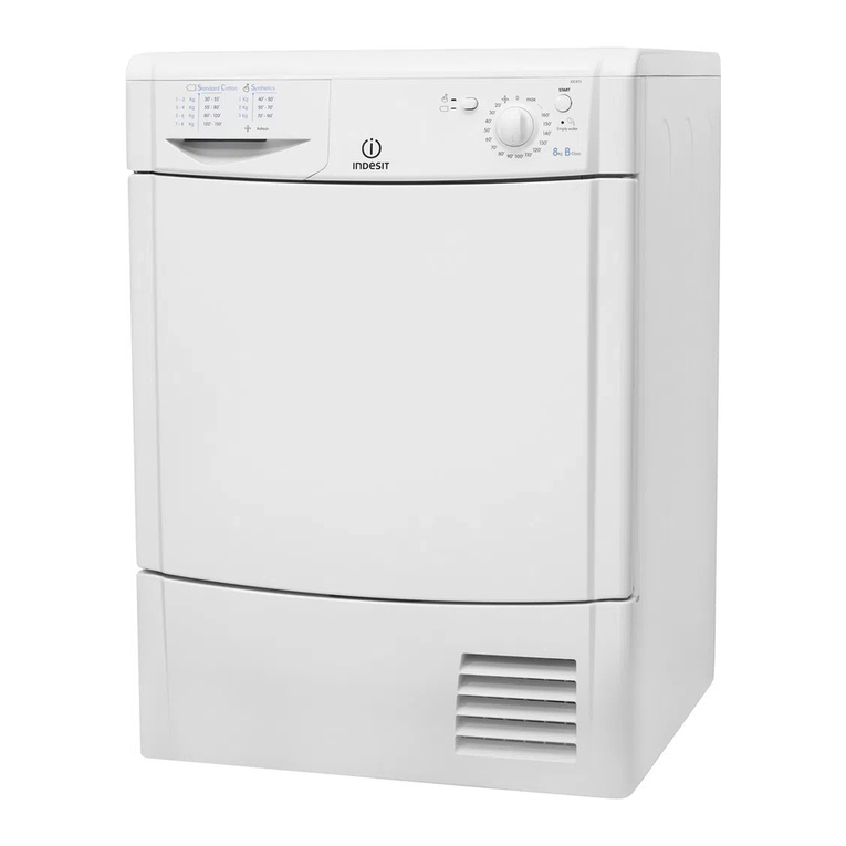 Indesit IDC 8T3 B Instruction booklet Indesit IDC 8T3 B Instruction booklet