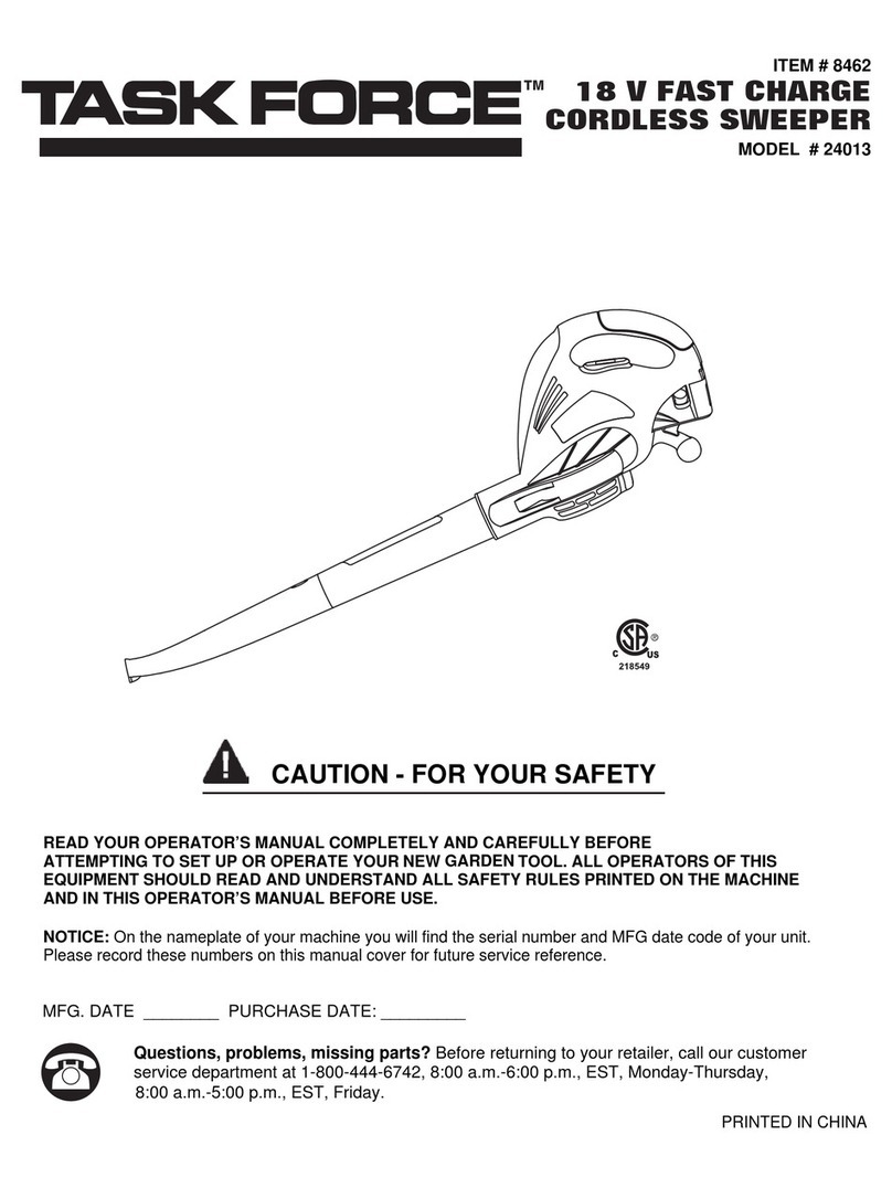 Task Force 24013 Operator's manual