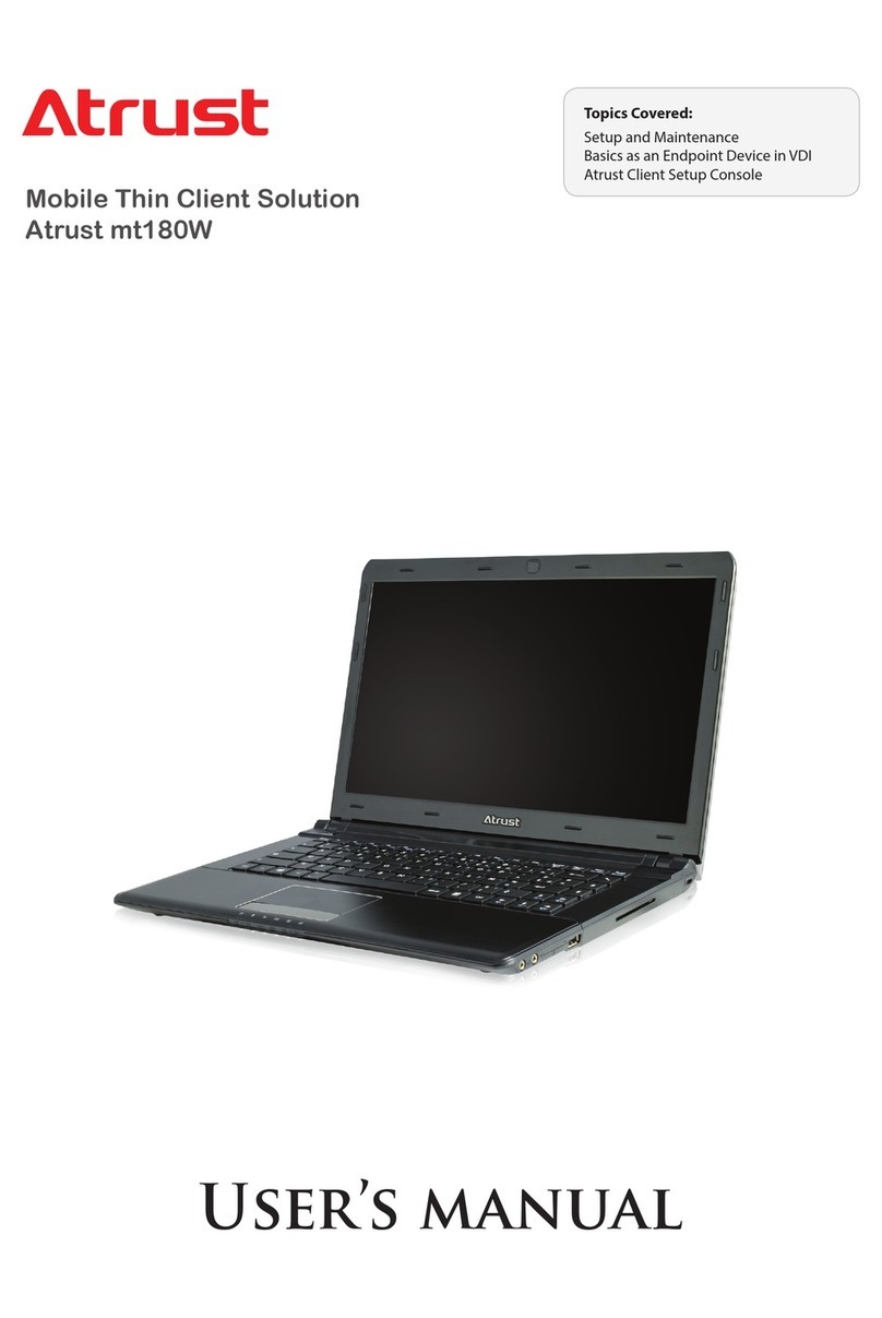 Atrust mt180W User manual