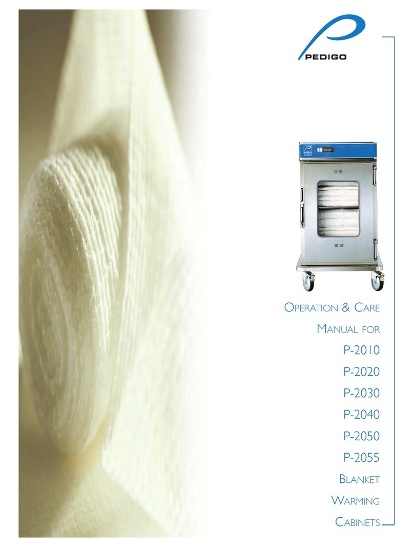 Pedigo P-2010 Operation & care instructions