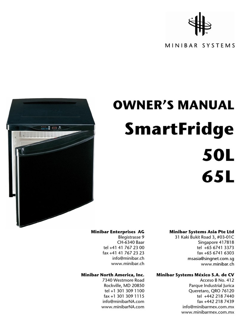 Minibar Systems SmartFridge owner's manual