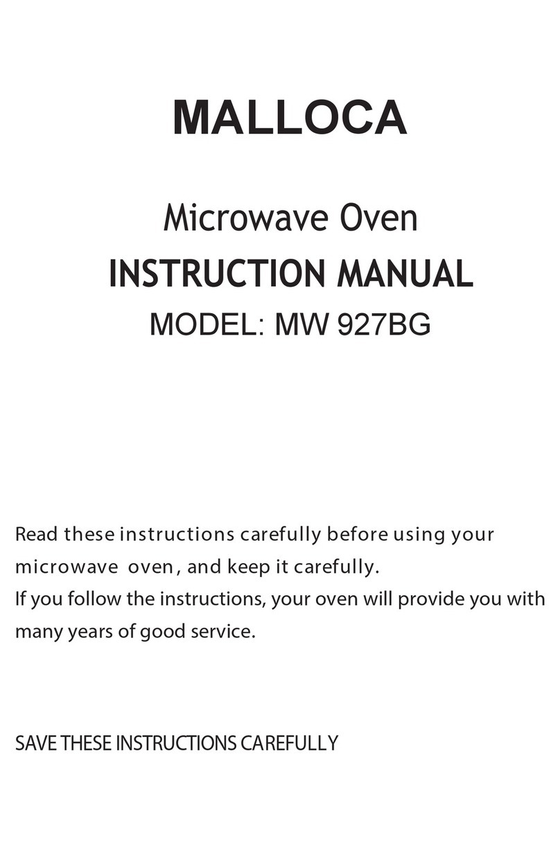 Malloca MW 927BG instruction manual