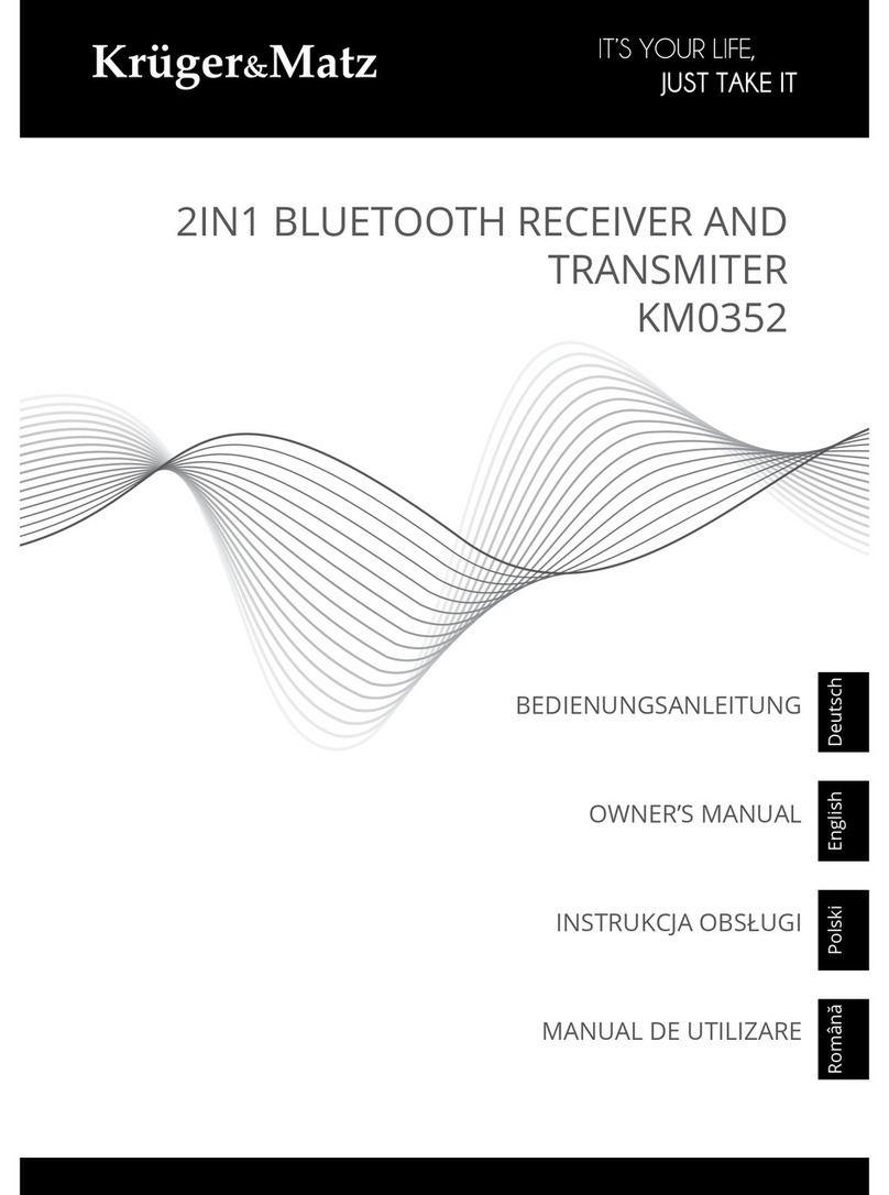 Kruger&Matz KM0352 User manual