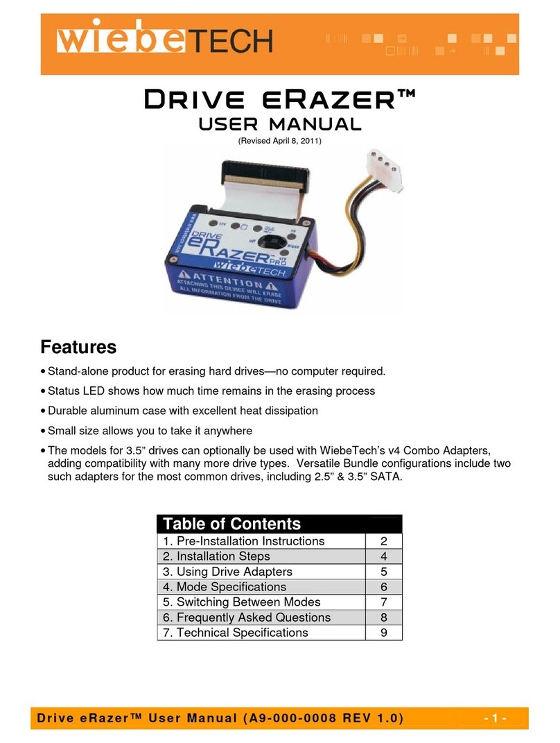 WiebeTechbeTech Drive eRazer user manual