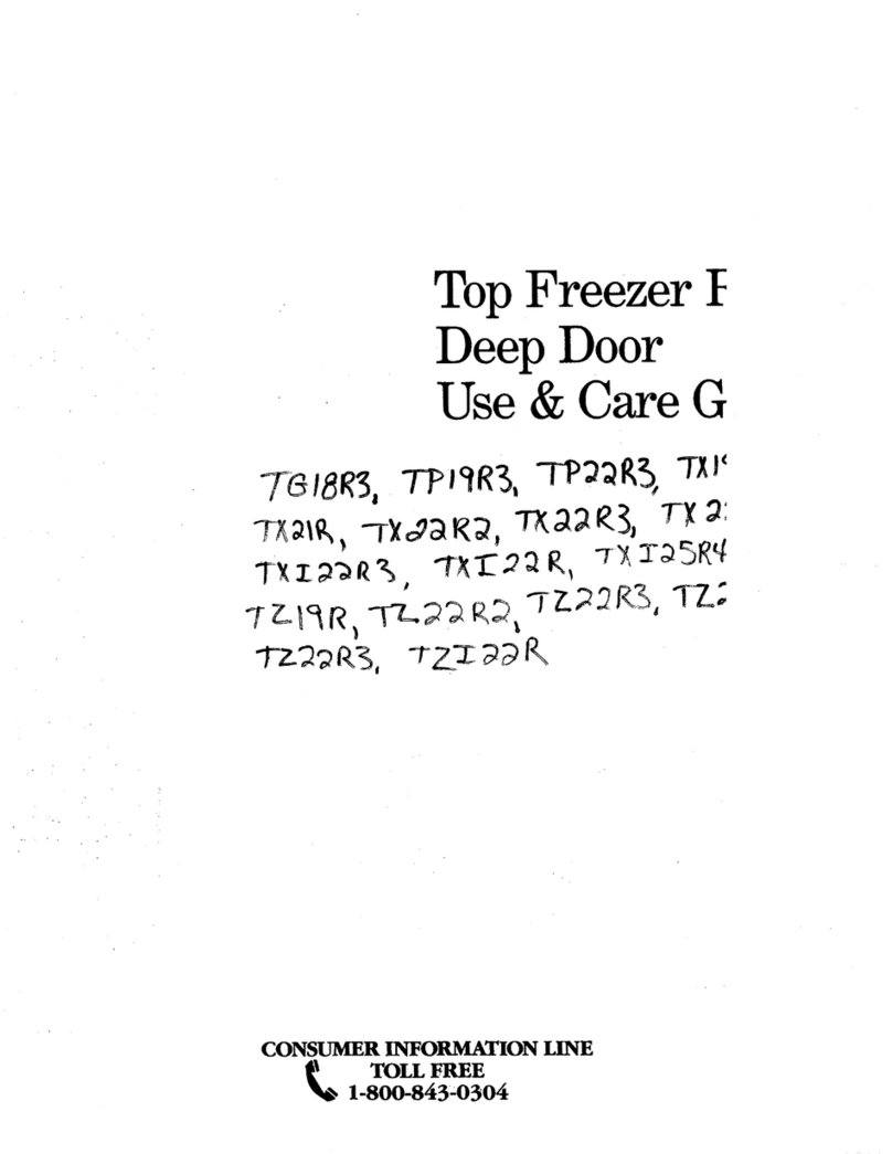 Amana TG18R3W User manual Amana TG18R3W User manual