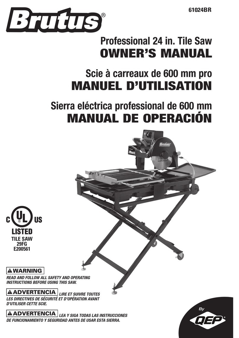 Brutus 61024BR owner's manual