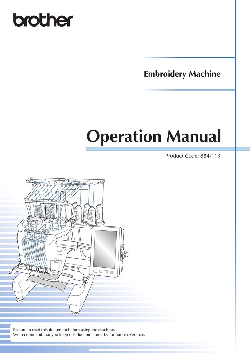 Brother 884-T13 User manual