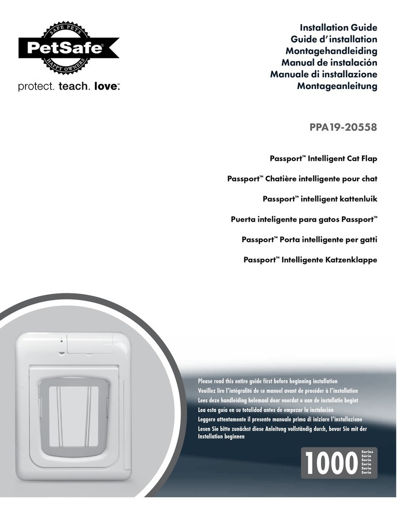 Petsafe Passport PPA19-20558 User manual