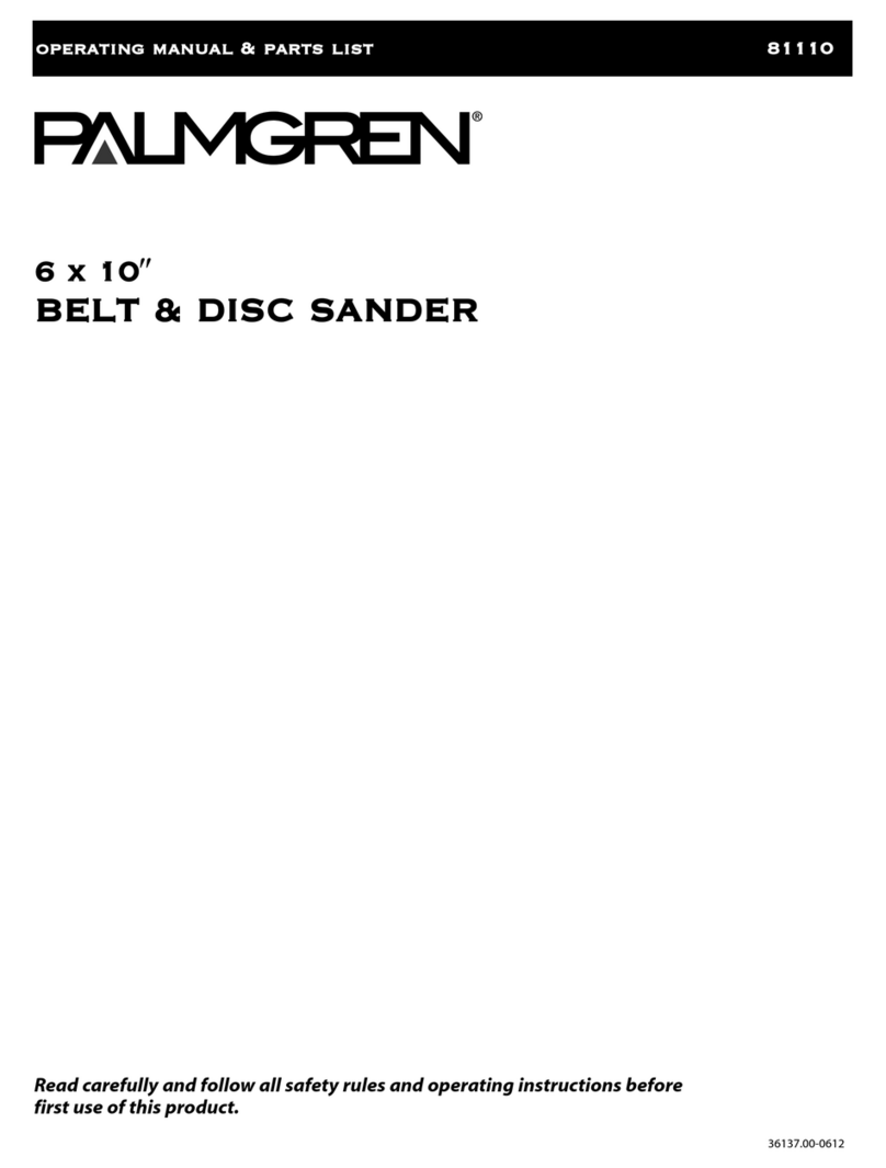 Palmgren 81110 Operating manual & parts list