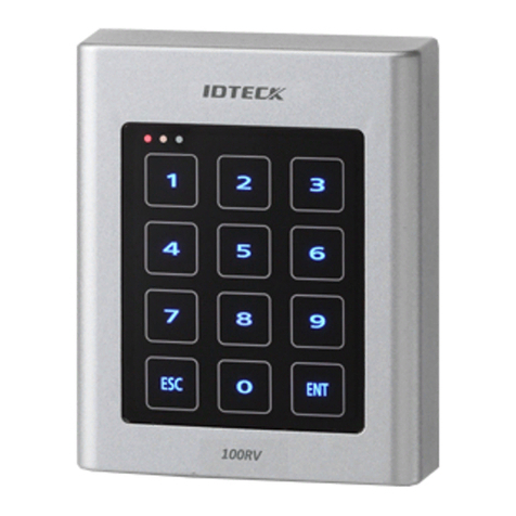 IDTECK 100RV user manual