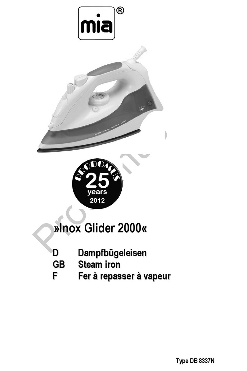 MIA Inox Glider 2000 User manual