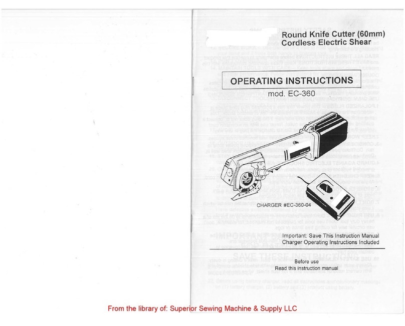 EMERY MACHINERY CORP. EC-360 operating instructions