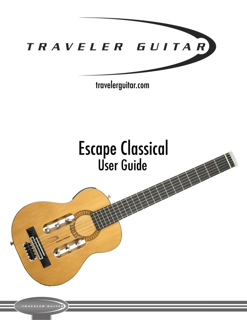 TRAVELLER GUITAR ESCAPE CLASSICAL user guide