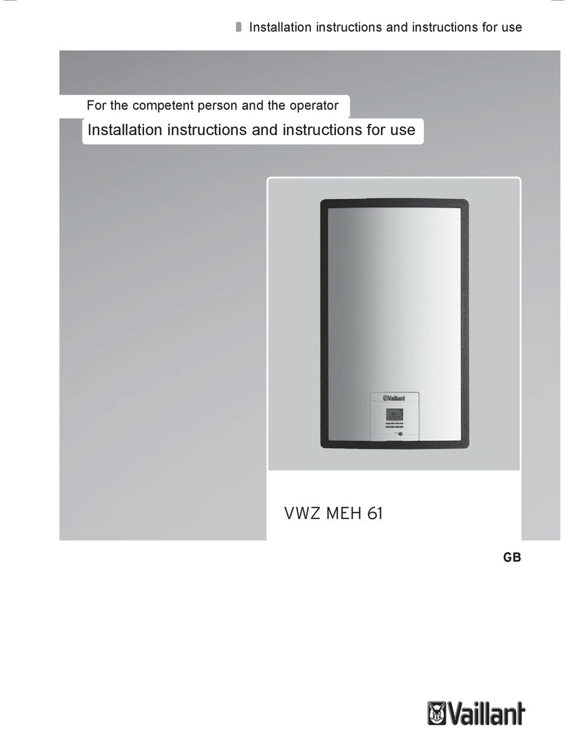 Vaillant VWZ MEH 61 Setup guide Vaillant VWZ MEH 61 Setup guide