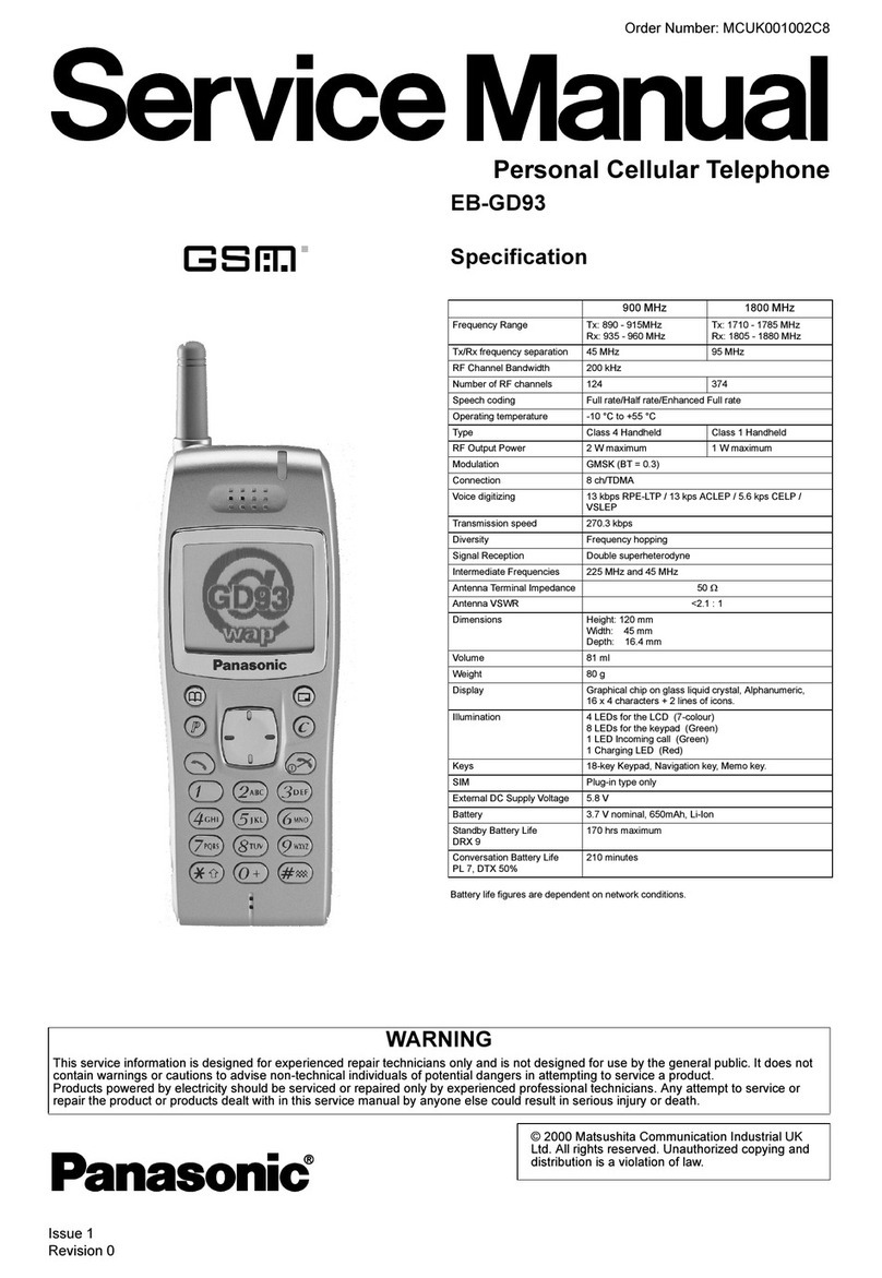 Panasonic EB-GD93 Service manual