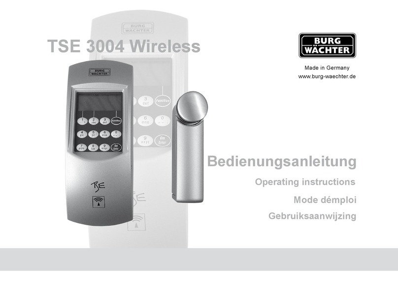 BURG WATCHER TSE 3004 User manual