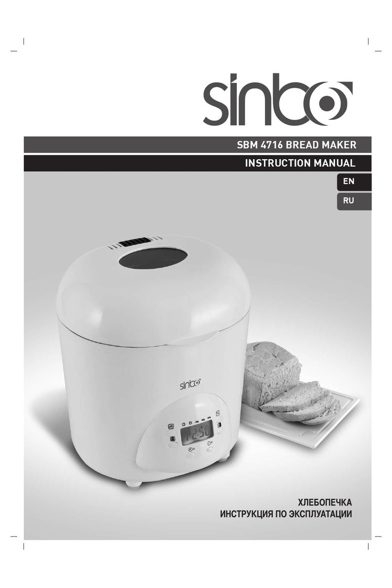 Sinbo SBM 4716 instruction manual
