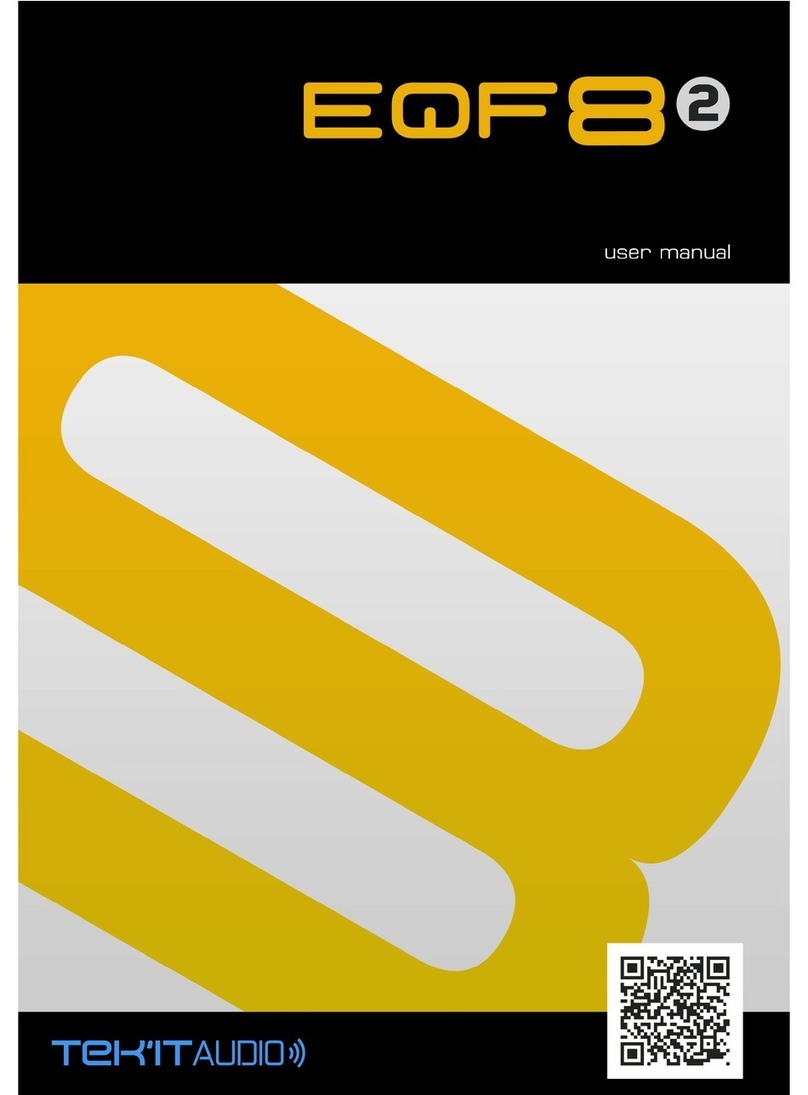 Tek'it Audio EQF8 2 User manual