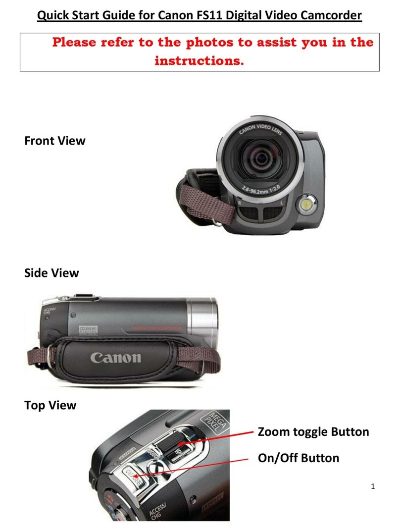 Canon FS11 User manual