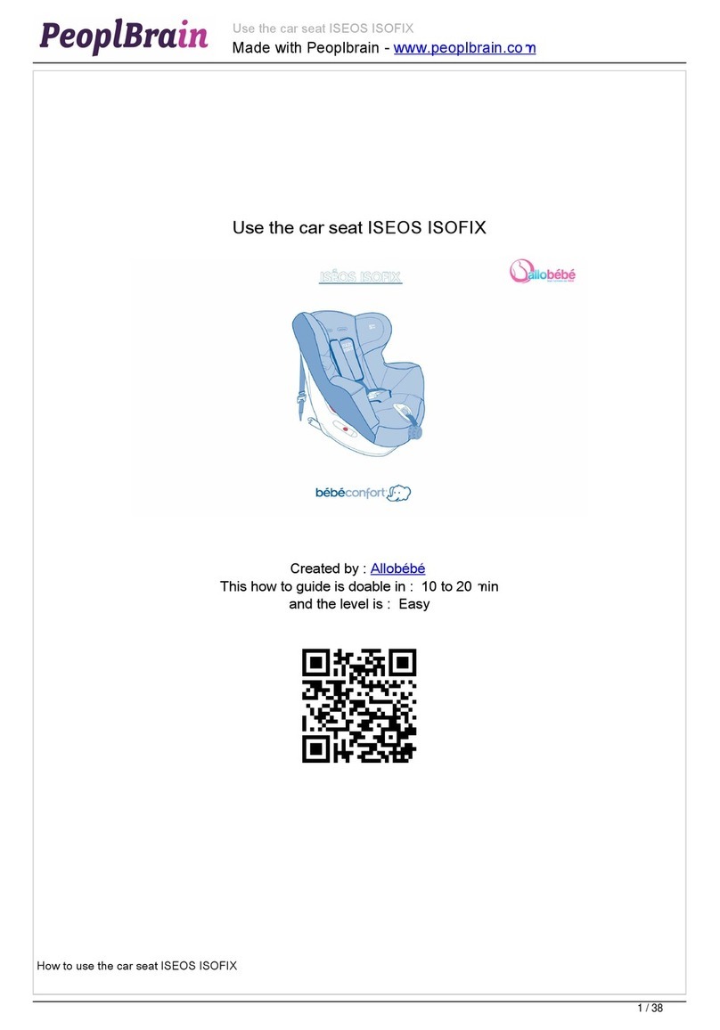 Peoplbrain ISEOS ISOFIX manual
