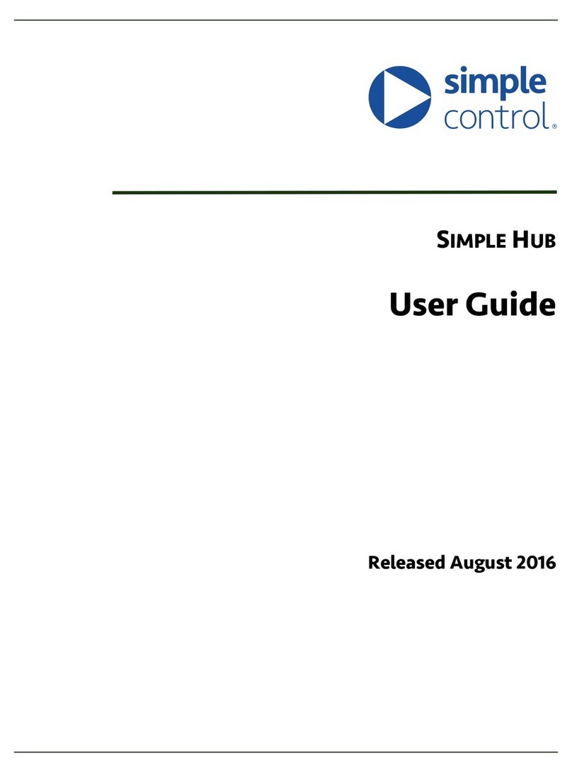 Simple Control HUB User manual