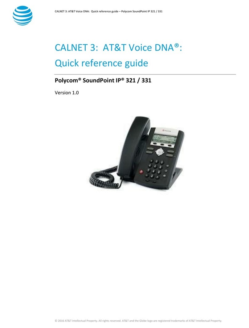 Polycom SoundPoint IP 321 User manual