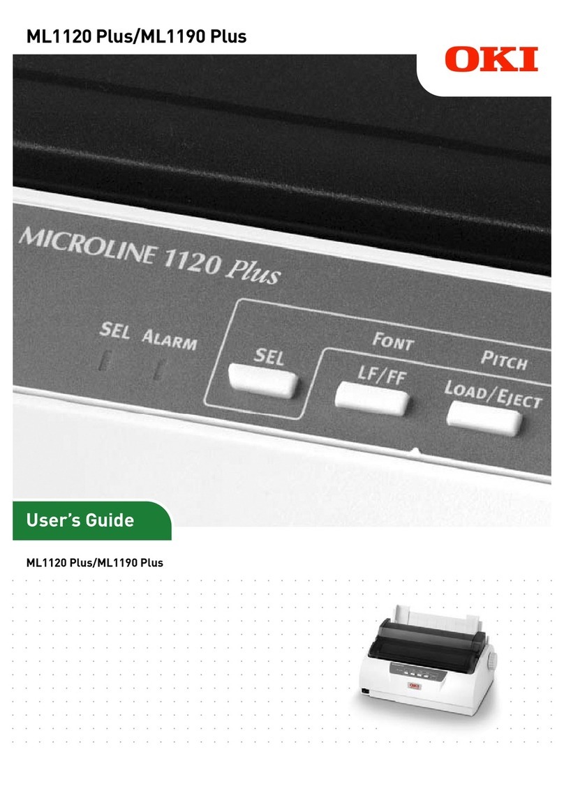 Oki ML1120 Plus User manual