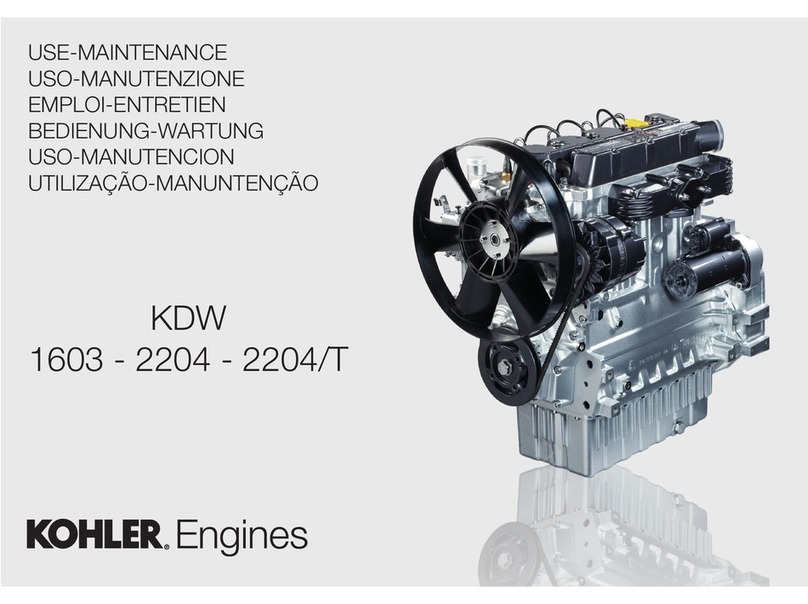 Kohler KDW 1603 User manual