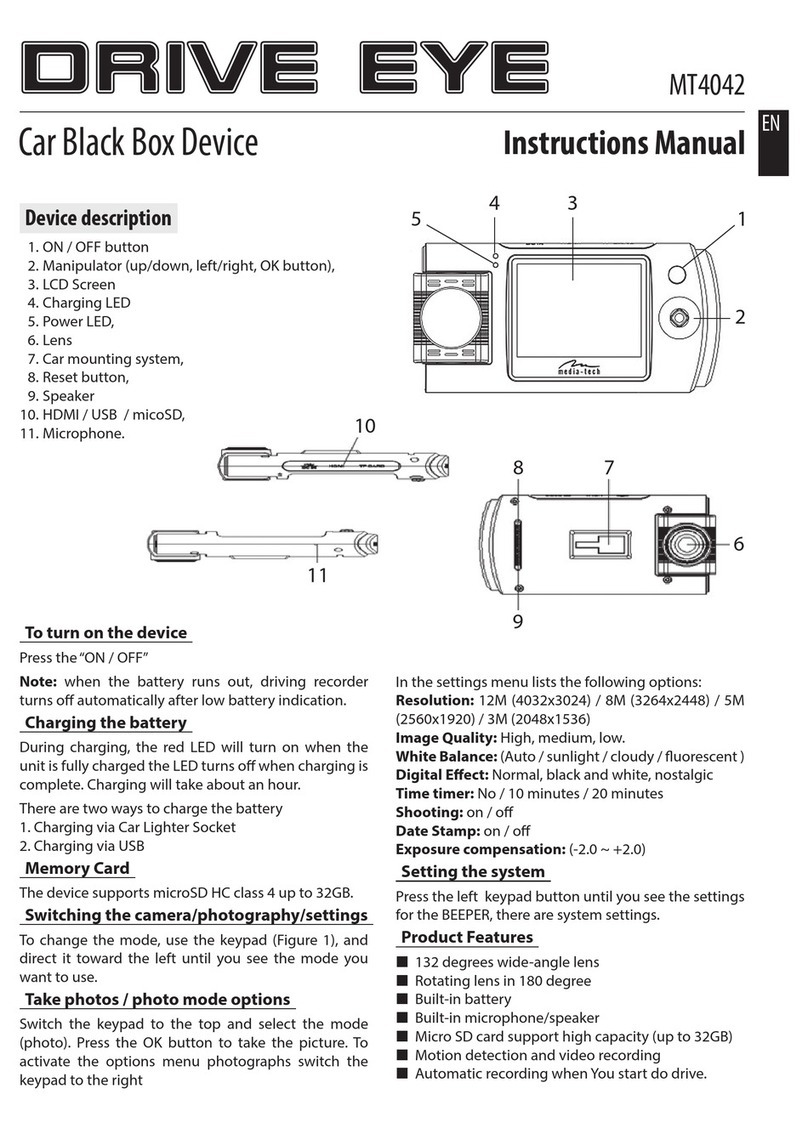 MediaTech Drive Eye MT4042 User manual