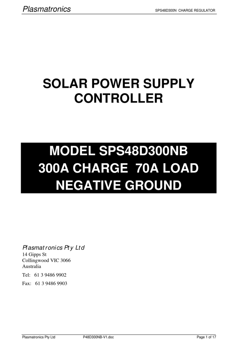 Plasmatronics Pty SPS48D300NB User manual
