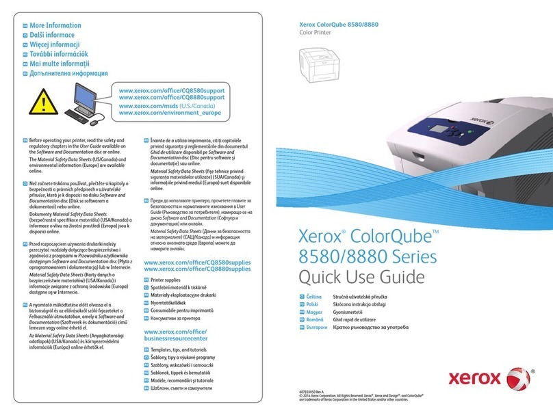 Xerox ColorQube 8580 Operating manual