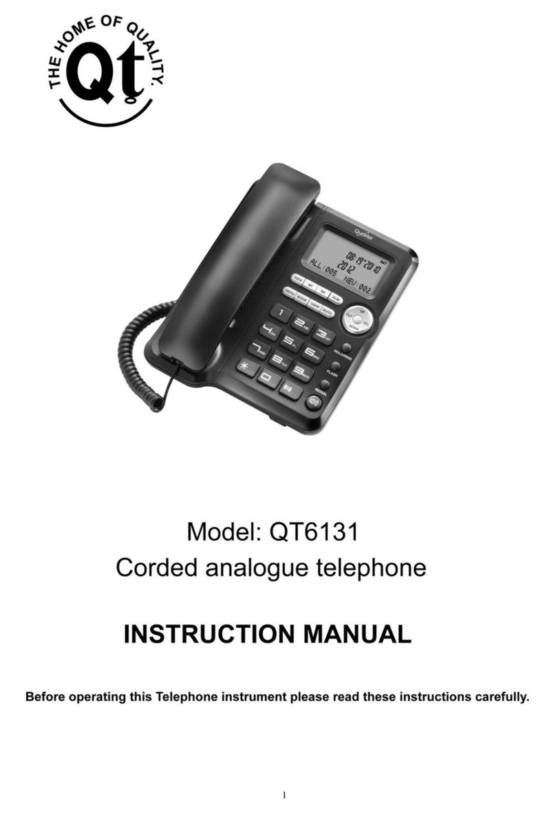 Qualitel QT6131 instruction manual