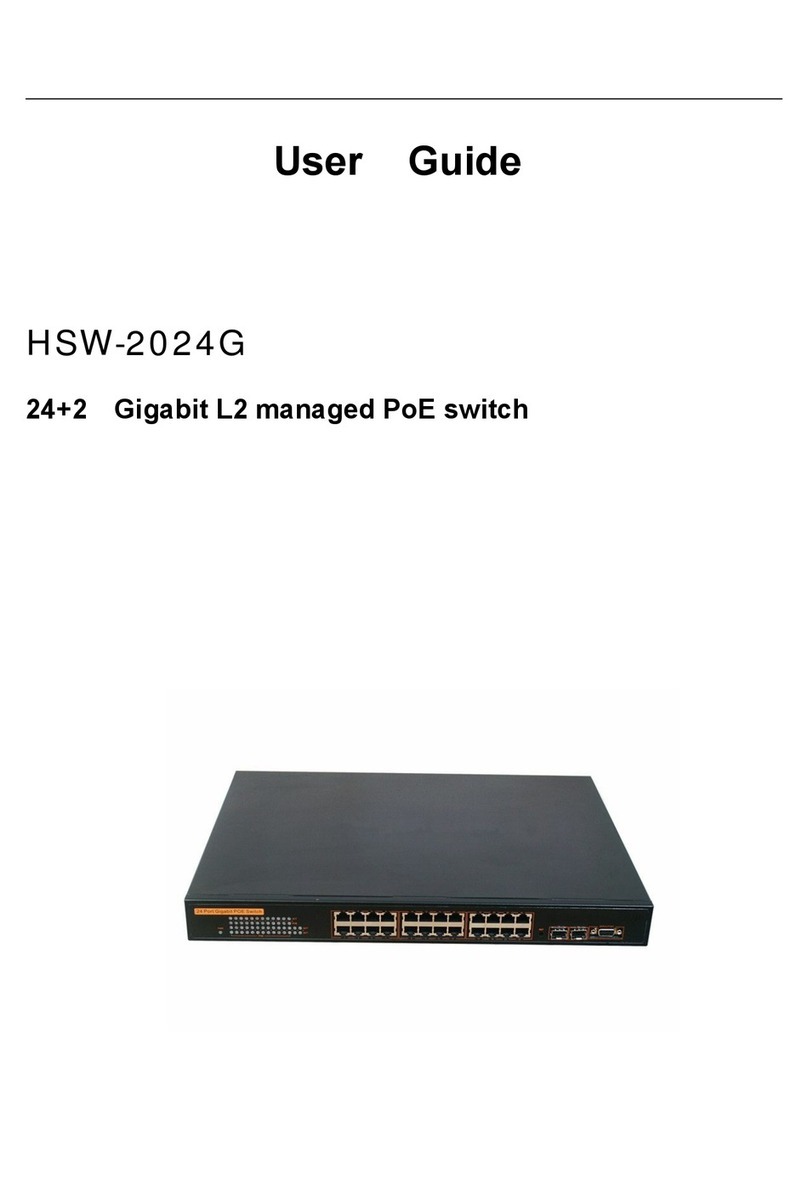 H3C HSW-2024G User manual