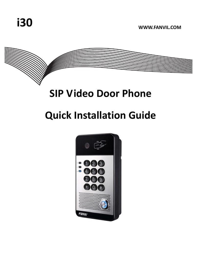 Fanvil i30 User manual